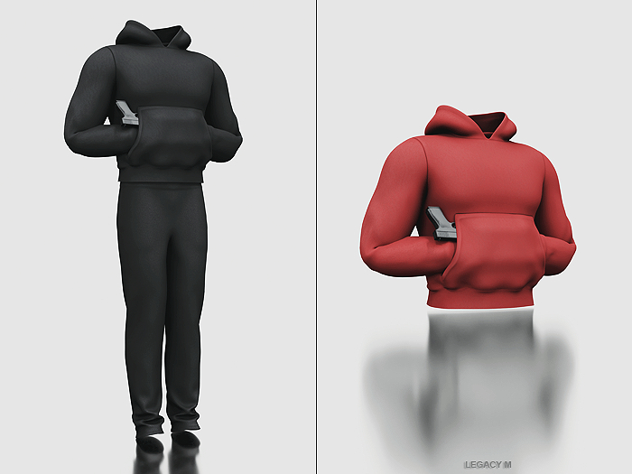 Poppin. LX Hoodie (Red)