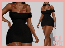 Rosary. Kailee . Dress Black