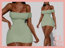 Rosary. Kailee . Dress Mint