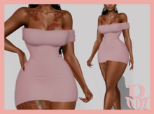 Rosary. Kailee . Dress Pink