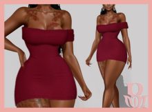 Rosary. Kailee . Dress Wine