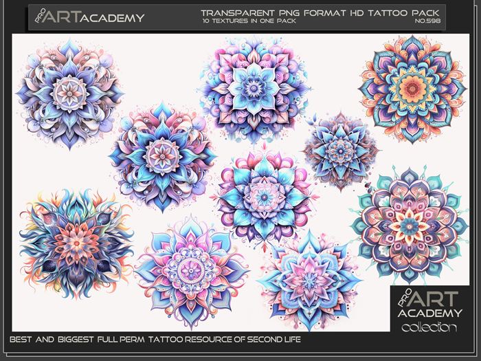 Second Life Marketplace - @PAA - Tattoo Texture Pack 598