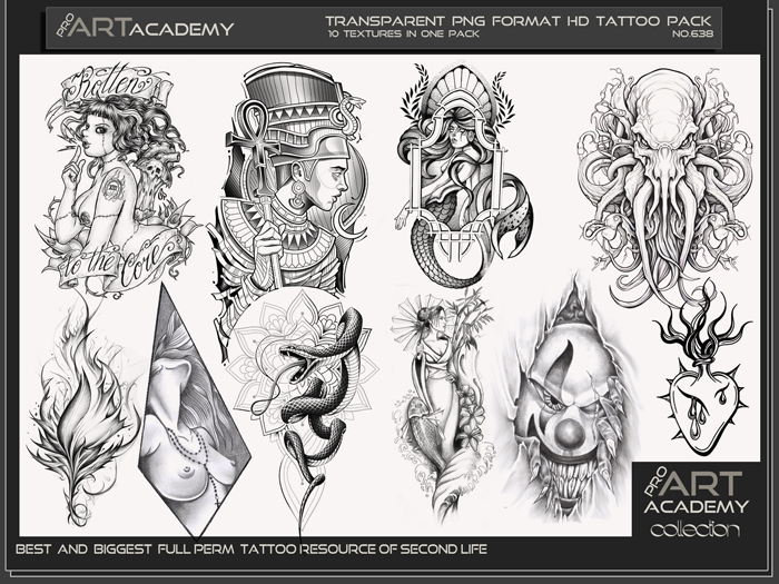 @PAA - Tattoo Texture Pack 638