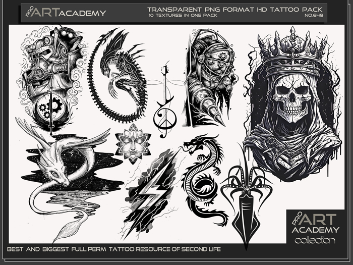 @PAA - Tattoo Texture Pack 649