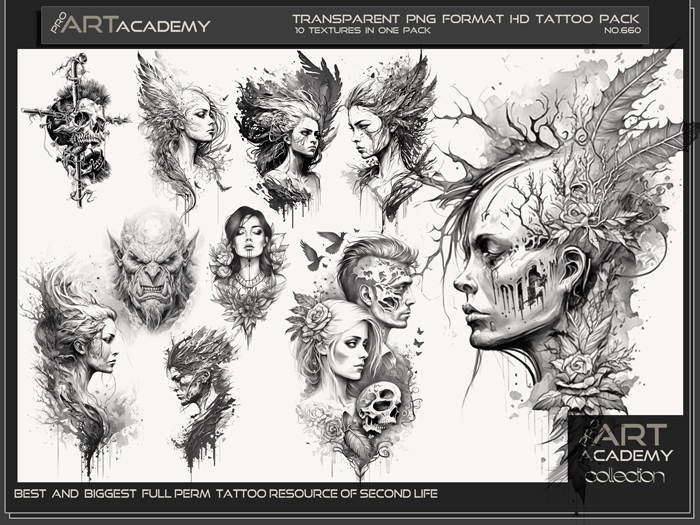 @PAA - Tattoo Texture Pack 660