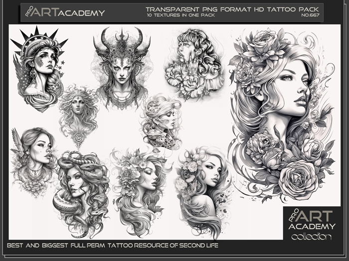 @PAA - Tattoo Texture Pack 667