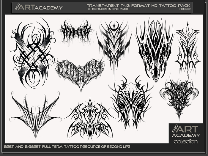 @PAA - Tattoo Texture Pack 682