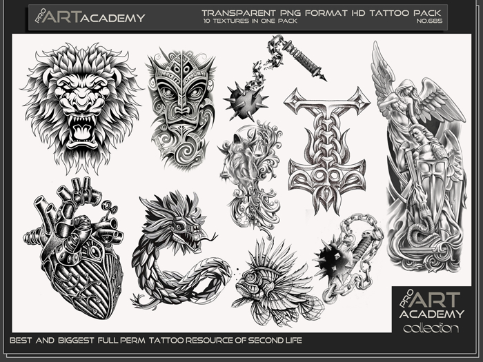 @PAA - Tattoo Texture Pack 685