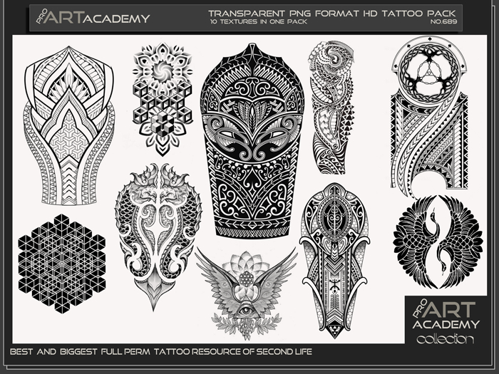 @PAA - Tattoo Texture Pack 689