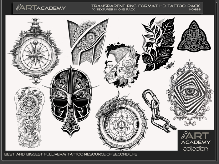 @PAA - Tattoo Texture Pack 698