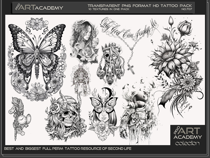 @PAA - Tattoo Texture Pack 707-