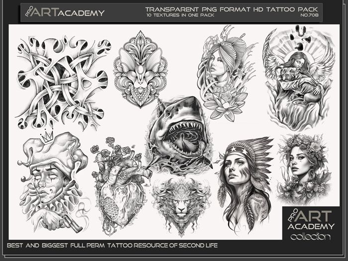 @PAA - Tattoo Texture Pack 708