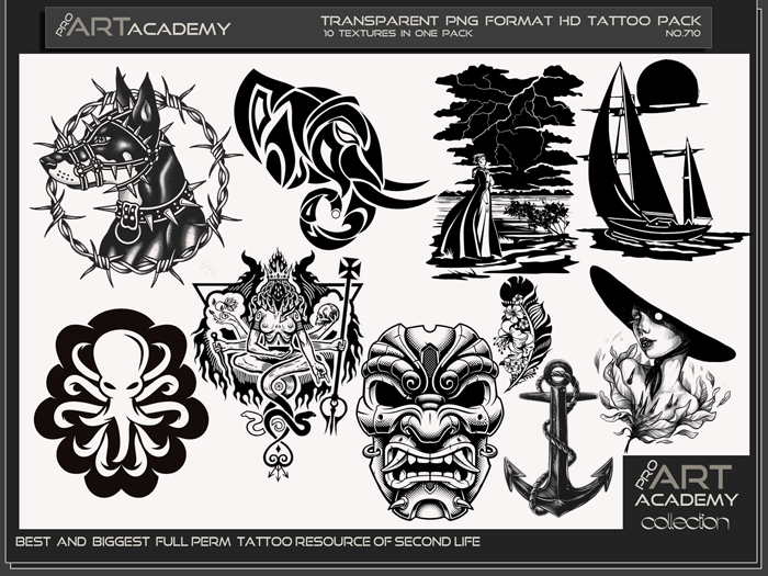 @PAA - Tattoo Texture Pack 710
