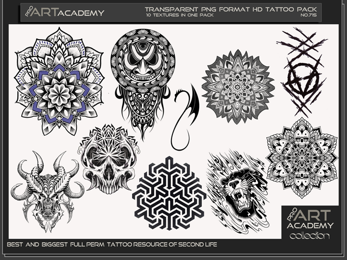 @PAA - Tattoo Texture Pack 715