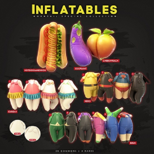 Second Life Marketplace - HORNTAIL - [EGGPLANT] Inflatables RARE