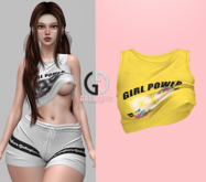 Galagher - Abby Top Yellow