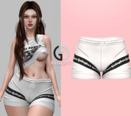 Galagher - Abby Short White