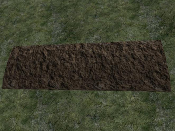 bare earth bed