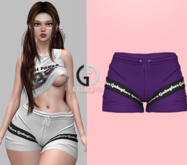 Galagher - Abby Short Purple