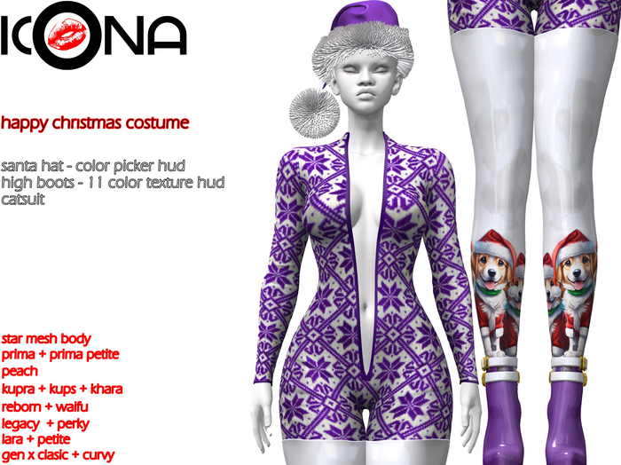 ICONA / HAPPY CHRISTMASS COSTUME -3
