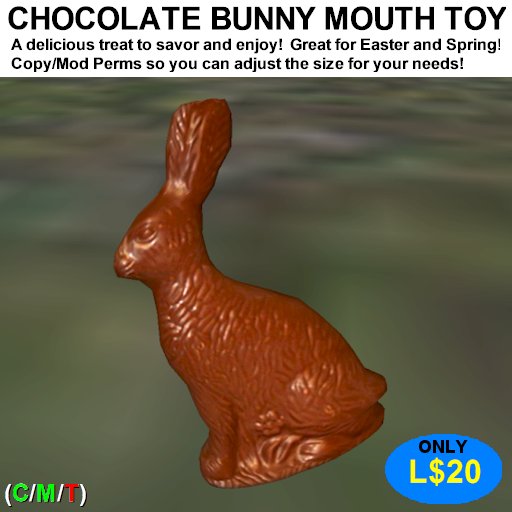 Chocolate Bunny Mouth Toy (Boxed)
