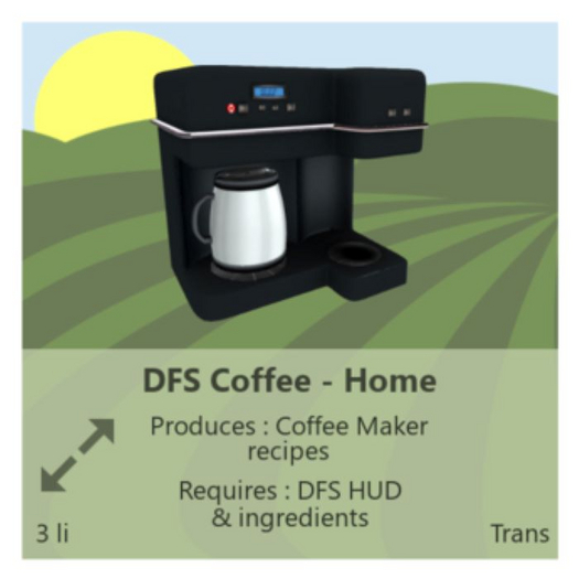 DFS Coffee - Home Machine (actual Item)