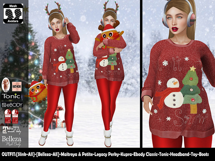 [NF] - Female Christmas Outfit - [Noel]1 - Christmas Sweater