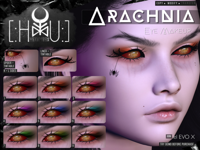 [HEXUMBRA] Arachnia Eye Makeup