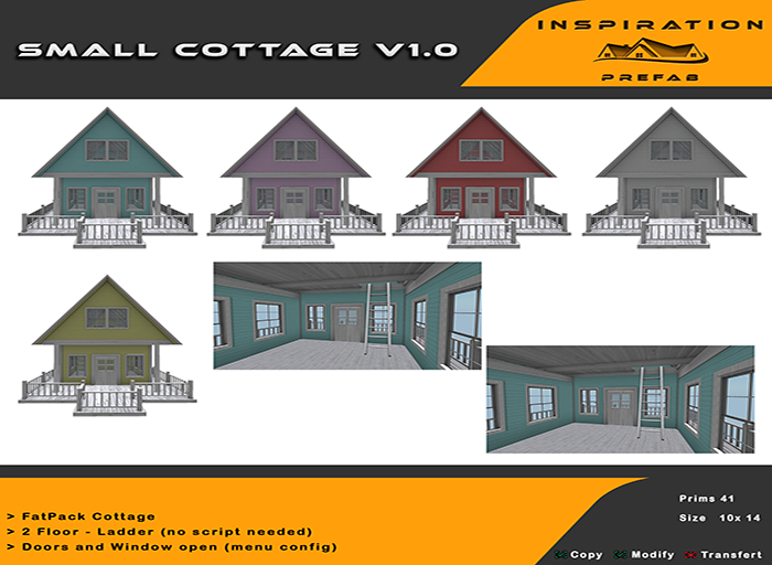 FatPack Small Cottage V.1 All colors