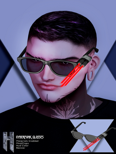 [HELAVEN) Cyberpunk Glasses