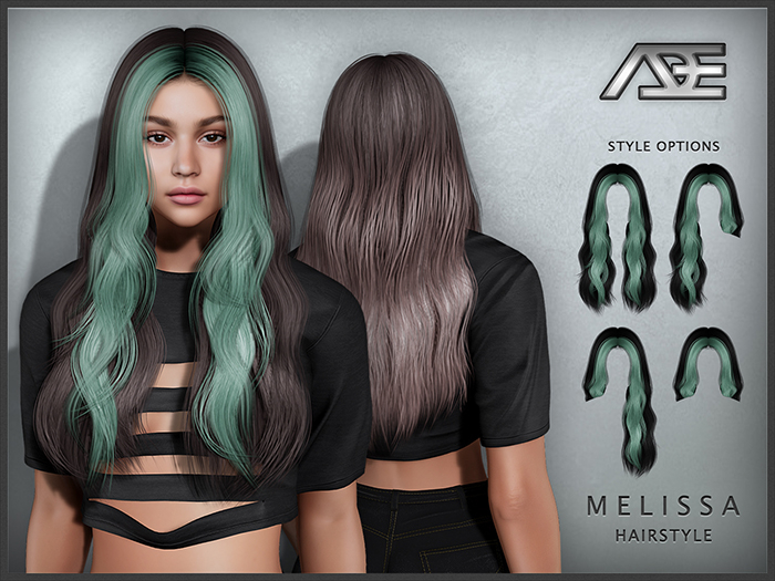 Ade - Melissa Hairstyle (Colorful Bundle)