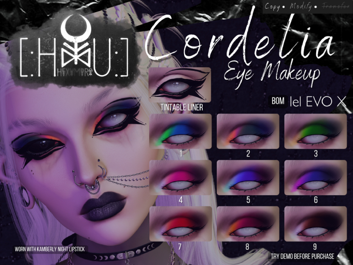 [HEXUMBRA] Cordelia Eye Makeup