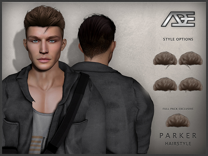 Ade - Parker Hairstyle (Colorful Bundle)