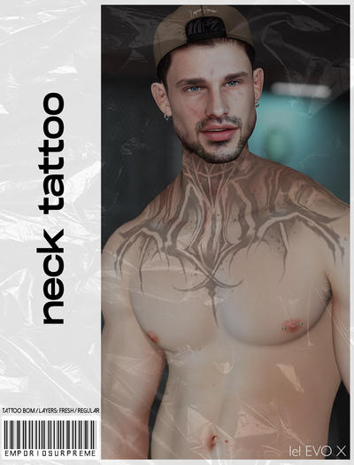 [ES] Neck Tattoo diamond