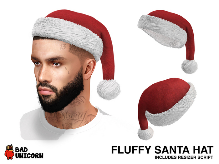 Fluffy Santa Hat