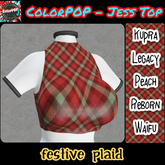 ColorPOP - Jess Top - Festive Plaid BOX (ADD to Unpack)