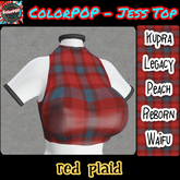 ColorPOP - Jess Top - Red Plaid BOX (ADD to Unpack)