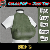 ColorPOP - Jess Top - Pine 2 BOX (ADD to Unpack)