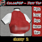 ColorPOP - Jess Top - Cherry 2 BOX (ADD to Unpack)