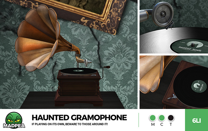 MadPea Haunted Gramophone