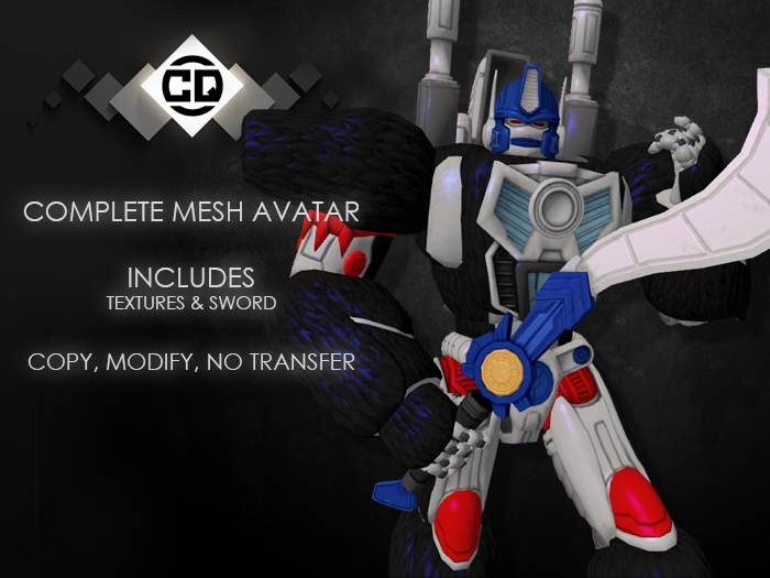 ◁.:CQ:. Optimus Primal Beast Wars Bento Avatar▷