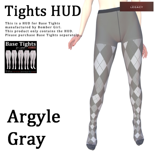 HUD Tights[Argyle/Gray]