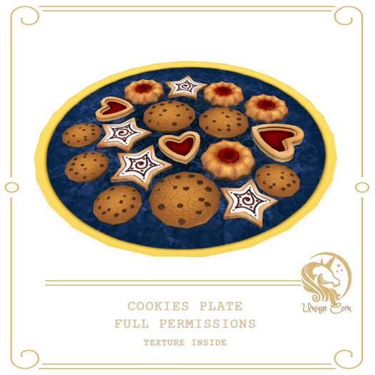 Full Perm Cookies Plate