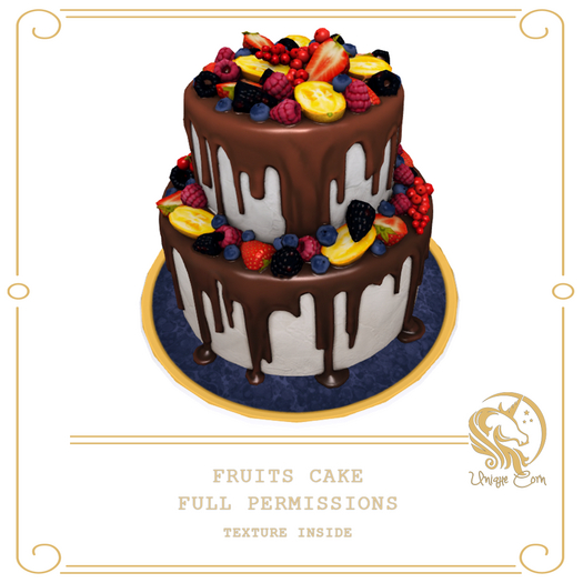 Full Perm Fruits Cake