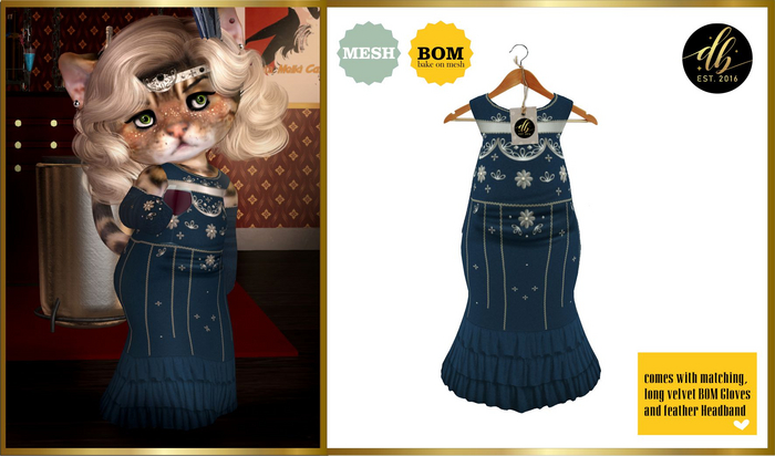 *DB* DINKIES RACHEL EVENING GOWN* night