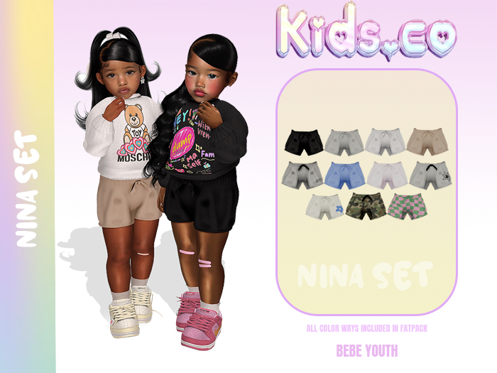 KIDS.Co - "Nina Shorts " FATPACK