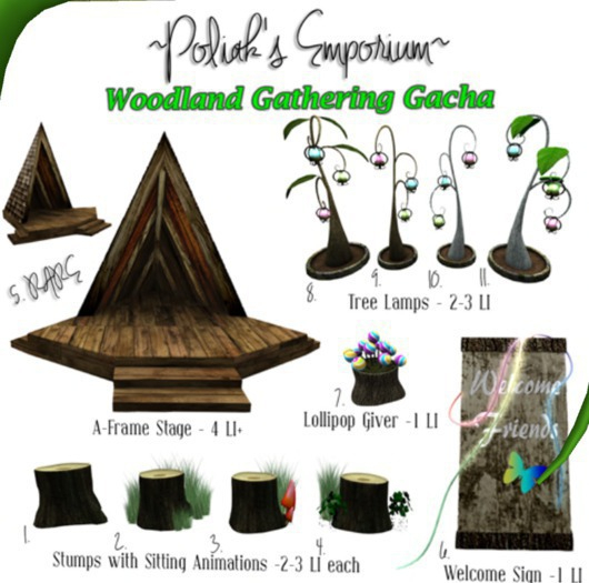 ~PE~ Woodland Gathering 5 - A Frame Stage RARE