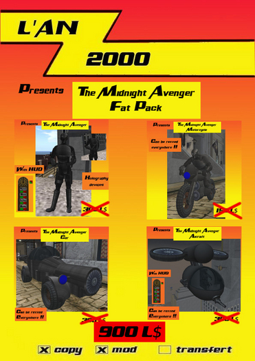 Midnight Avenger Fat Pack