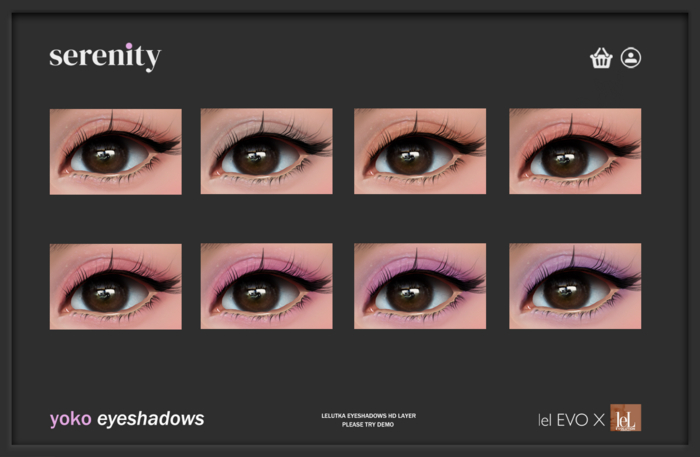 [Serenity] - Yoko eyeshadows