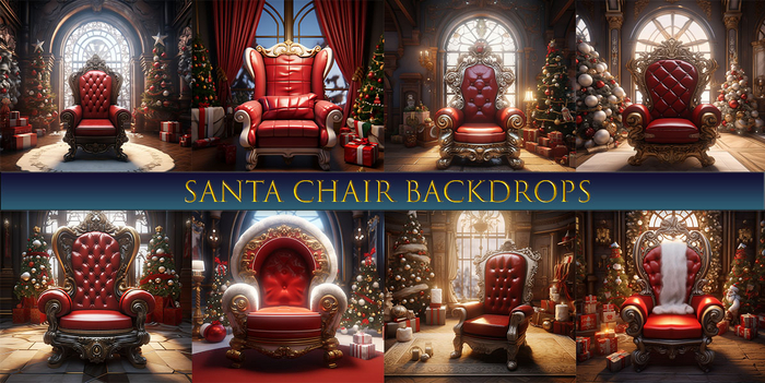 SATO - Santa Chair Blogger backdrop textures